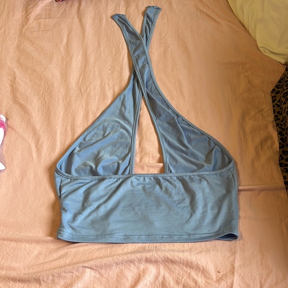 Purple cross bralette top - Picture 2 of 2